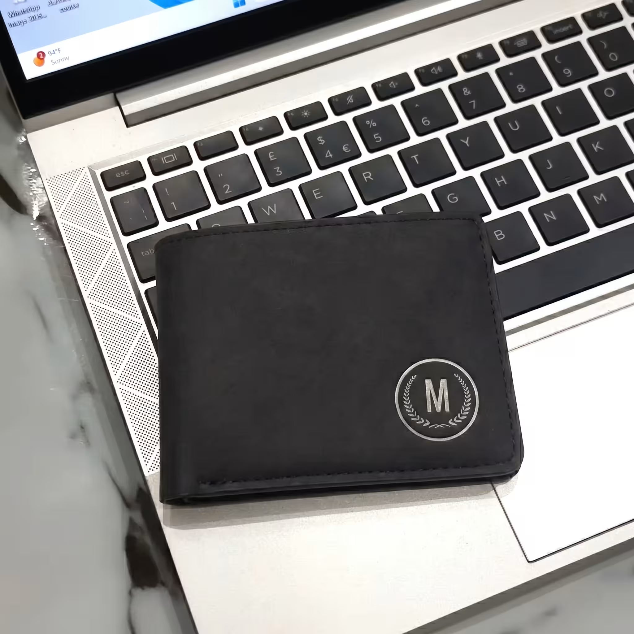 Mens Leather Wallet Black