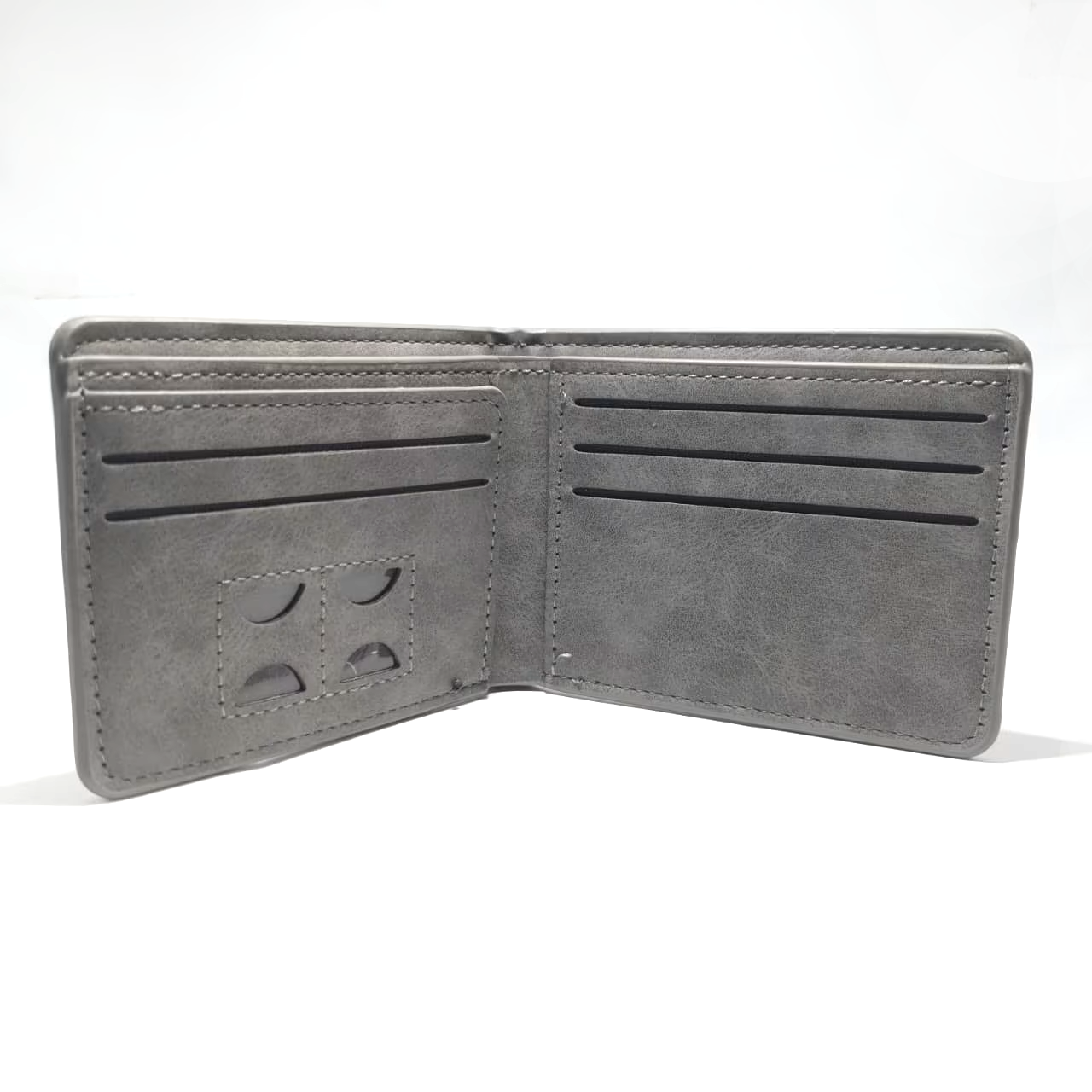 M Tag Mens Leather Wallet Black