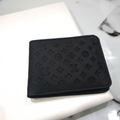 LV Mens Leather Wallet Black