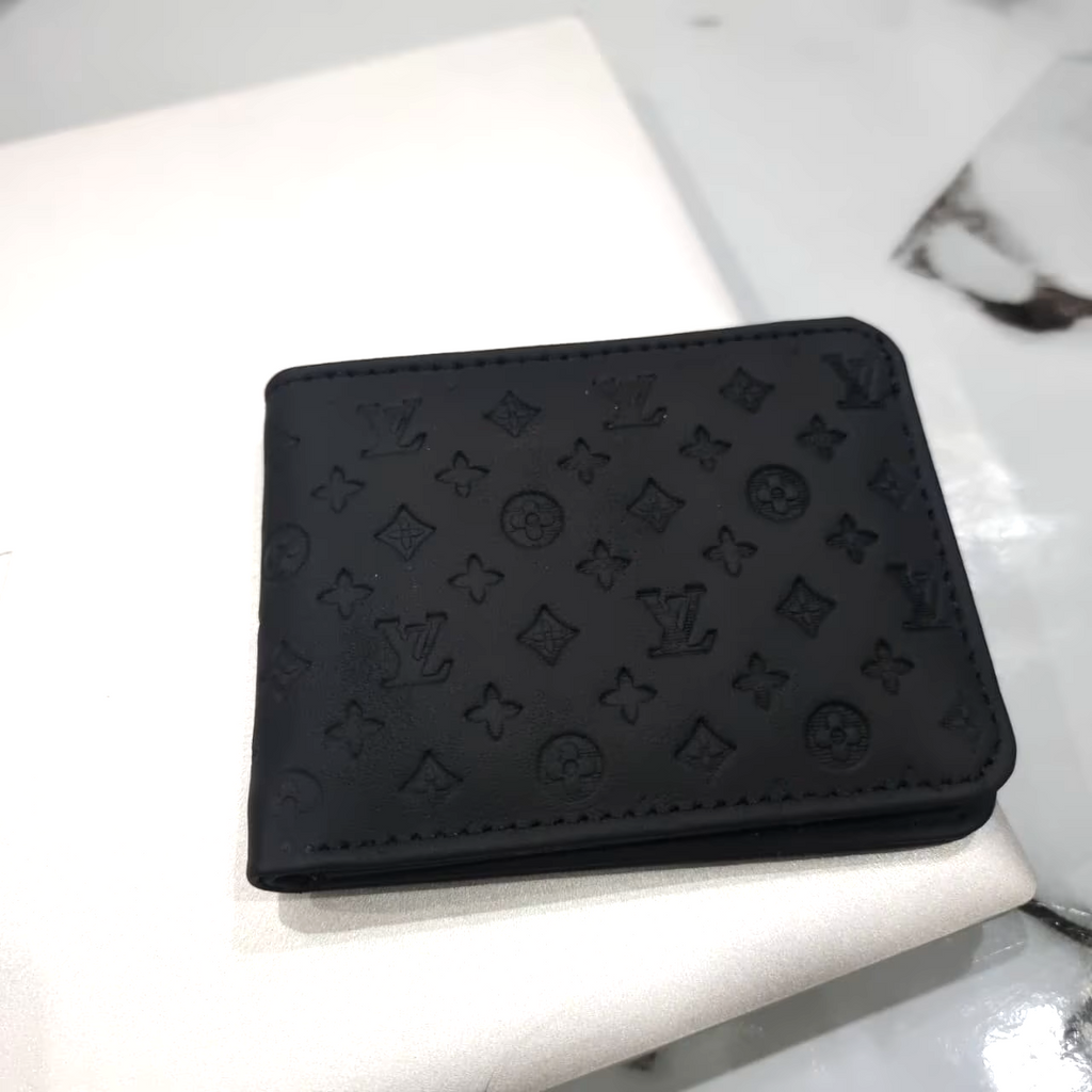 LV Mens Leather Wallet Brown