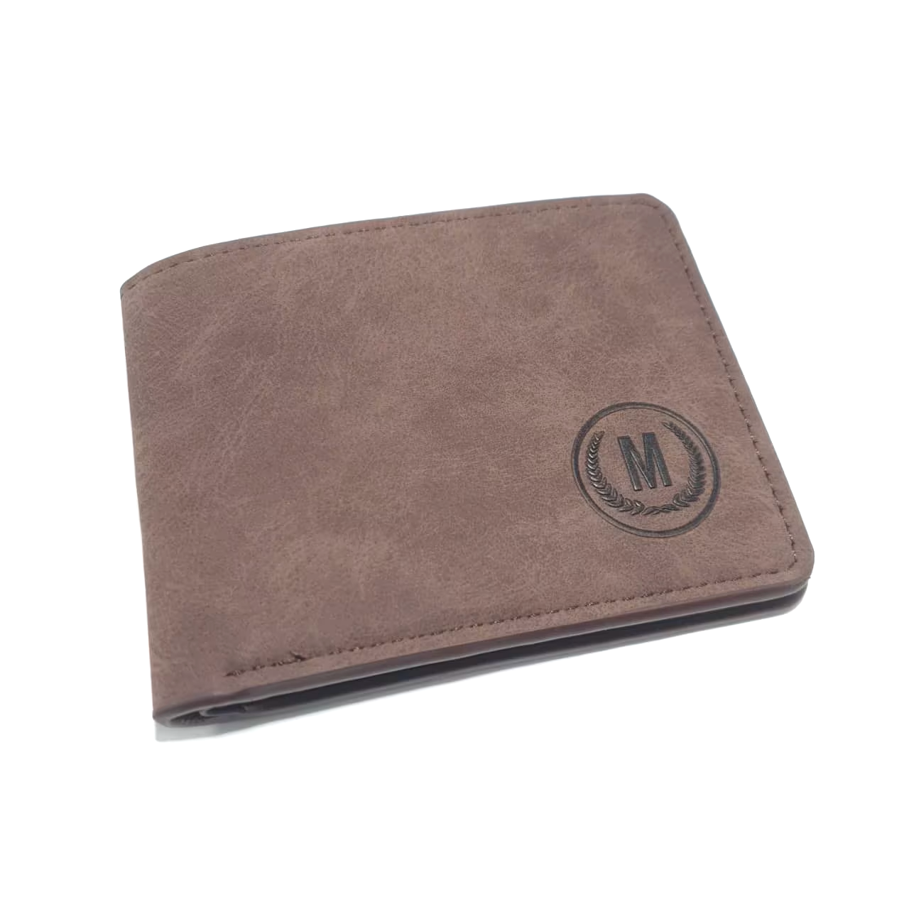M Tag Mens Leather Wallet Black