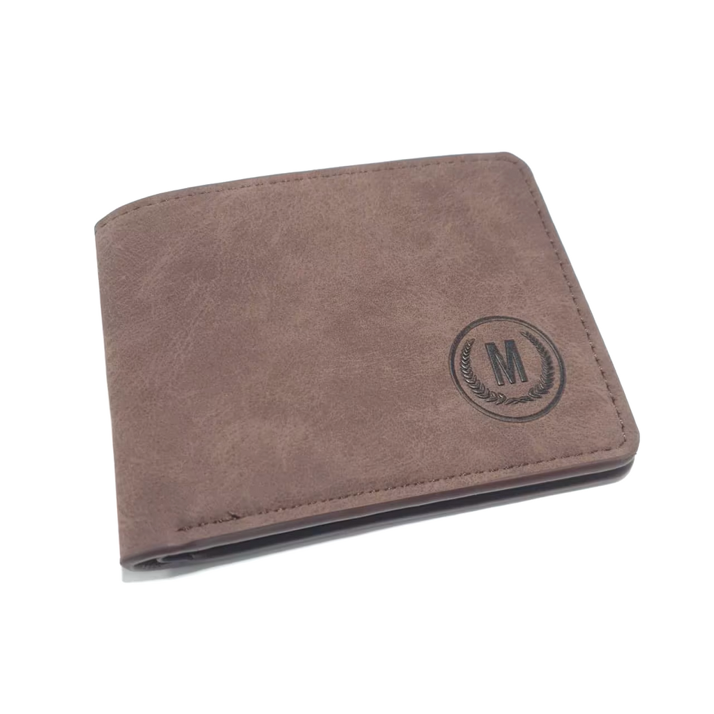 Mens Leather Wallet Brown