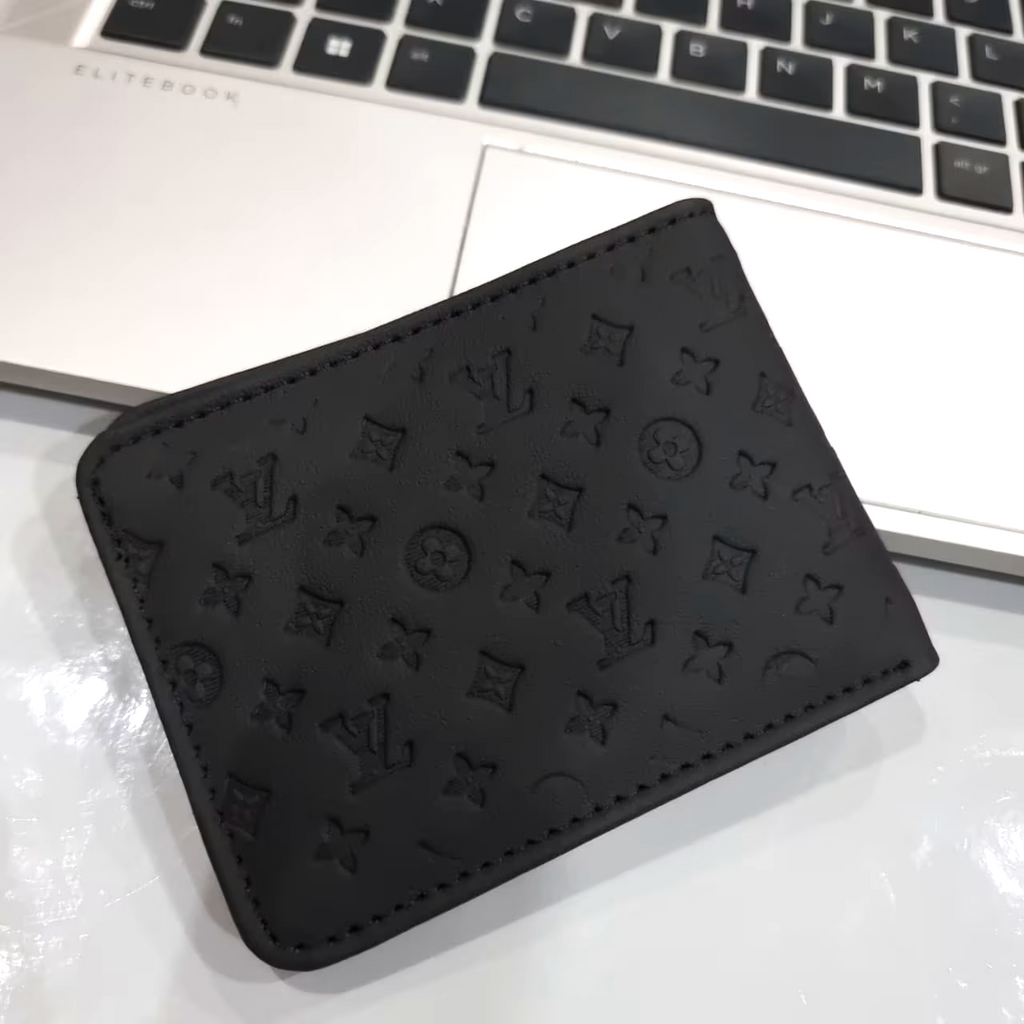 LV Mens Leather Wallet Brown